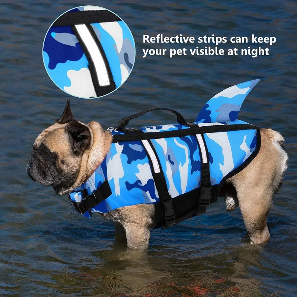Dog Life Jacket - Shark Fin Swimming Safety Vest