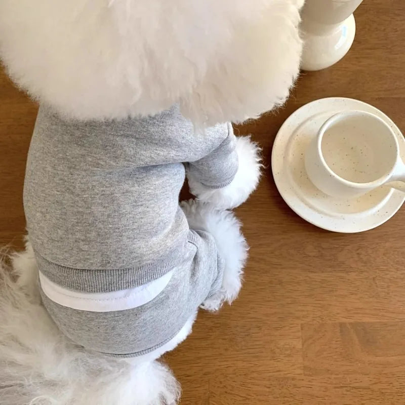 Cozy Puppy Dog Jumpsuit coat – Warm Pet Overalls