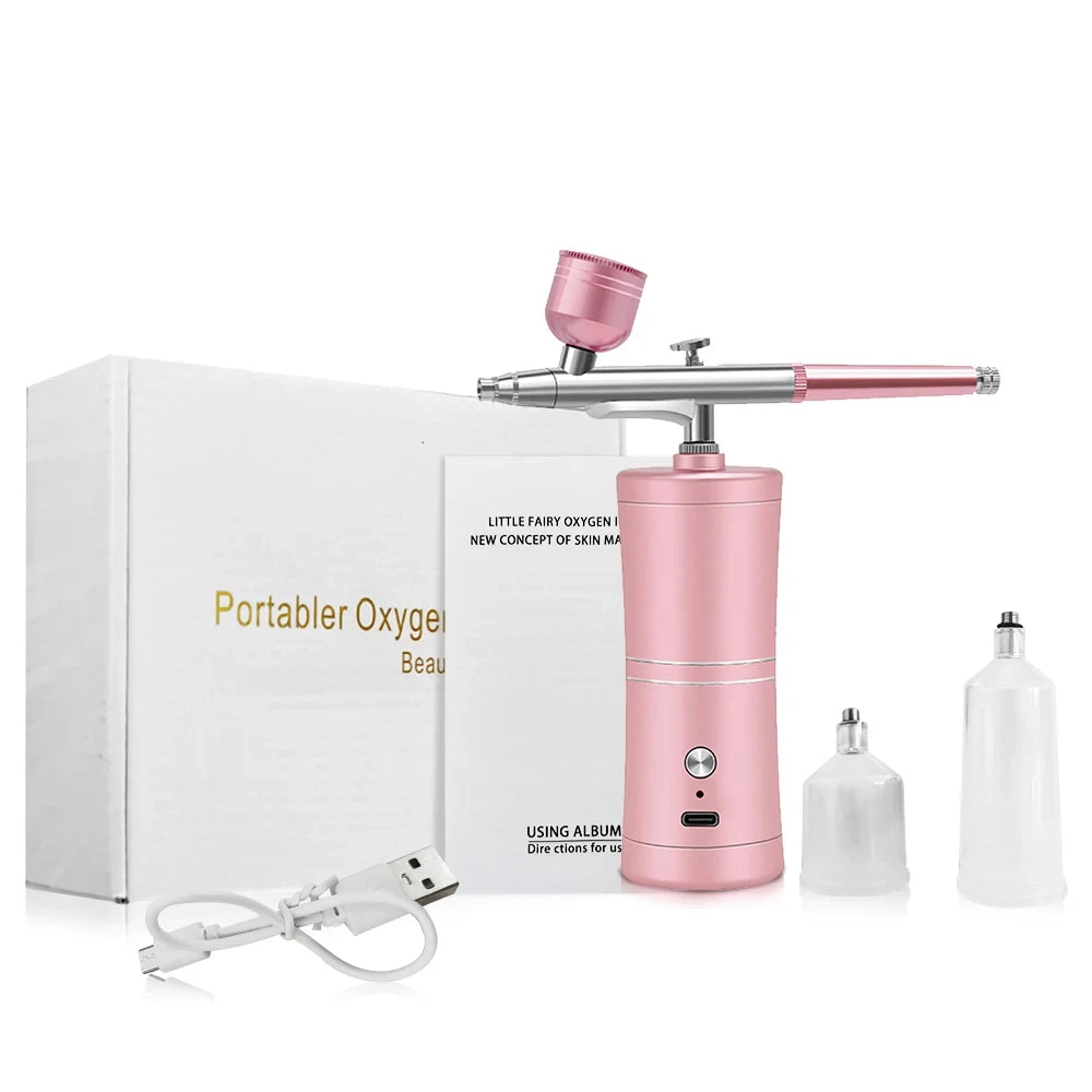 Airbrush with Compressor Airbrush Painting Mini Spray Gun for Painting Wireless Electric Paint Gun Airbrush Kit with Compressor