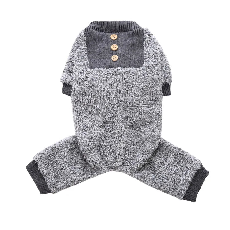 Cozy Winter Pajamas – Cozy Overalls for Small Dogs & Puppies