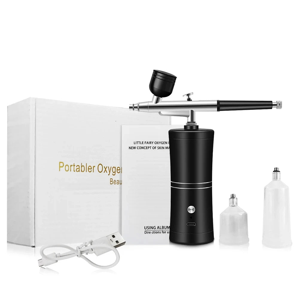 Airbrush with Compressor Airbrush Painting Mini Spray Gun for Painting Wireless Electric Paint Gun Airbrush Kit with Compressor