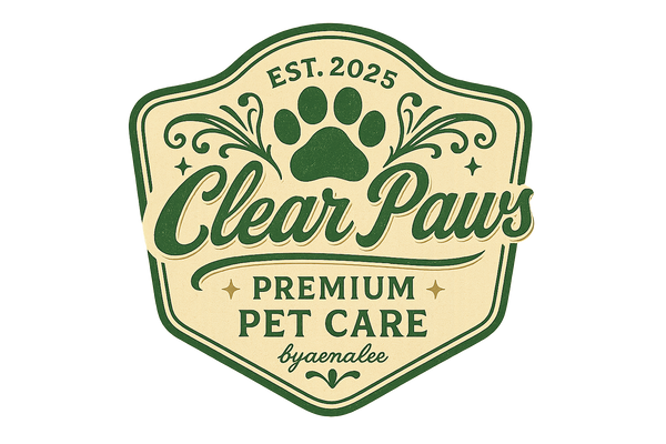 Clear Paws Logo - byaenalee below Premium Pet Care