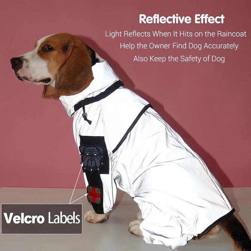 Waterproof Dog Raincoat - All-Weather Pet Jumpsuit