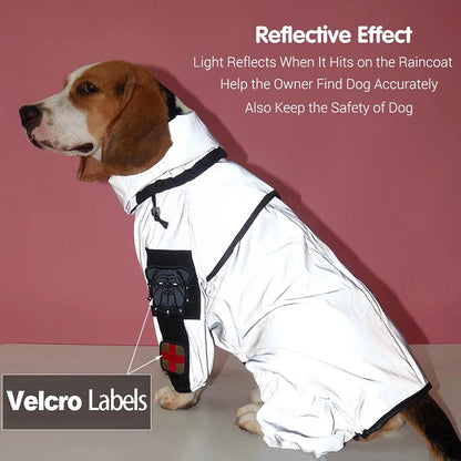 Waterproof Dog Raincoat - All-Weather Pet Jumpsuit