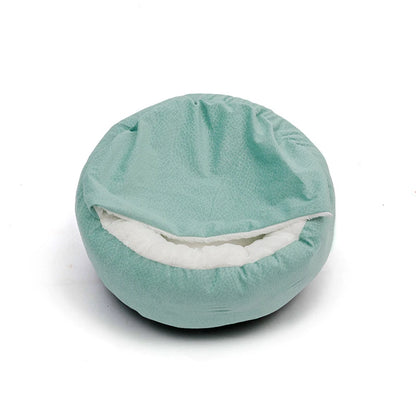 Orthopedic Dog Bed with Hooded Blanket - Vancouver Winter Essential