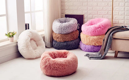 Extra Large Donut Dog Bed – Plush & Anti-Slip