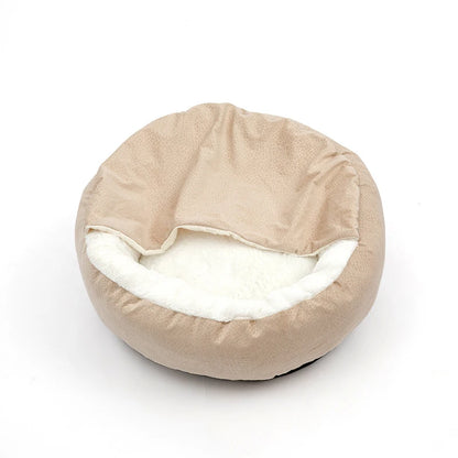 Orthopedic Dog Bed with Hooded Blanket - Vancouver Winter Essential