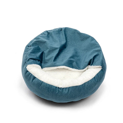 Orthopedic Dog Bed with Hooded Blanket - Vancouver Winter Essential