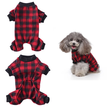 Cozy Winter Pajamas – Cozy Overalls for Small Dogs & Puppies
