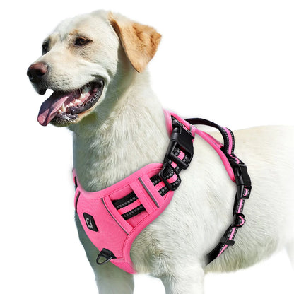 No-Pull Padded Dog Vest Harness – Easy Contro