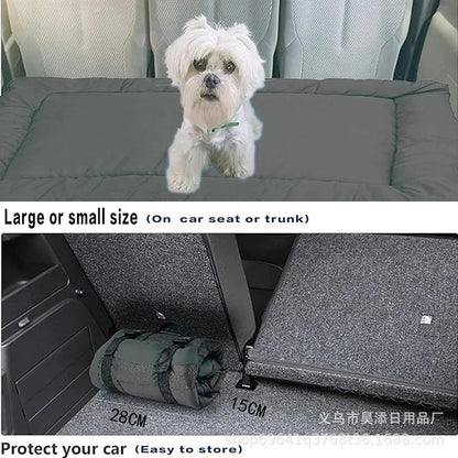 Foldable Waterproof Dog Bed - Portable Outdoor Travel Mat