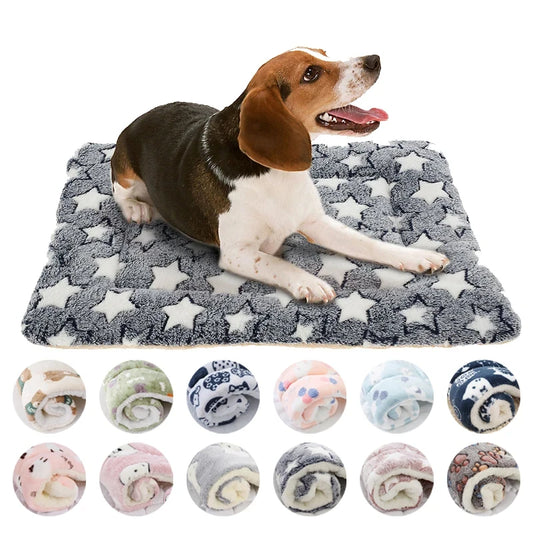 Flannel Pet Sleeping Rug – Soft Dog Bed, Cat Mat & Puppy Cushion for Vancouver Homes
