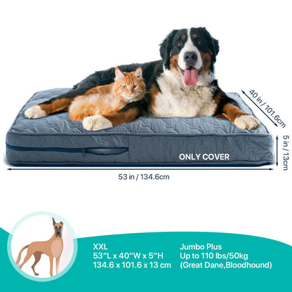Orthopedic Dog Bed Cover – Washable & Quilted