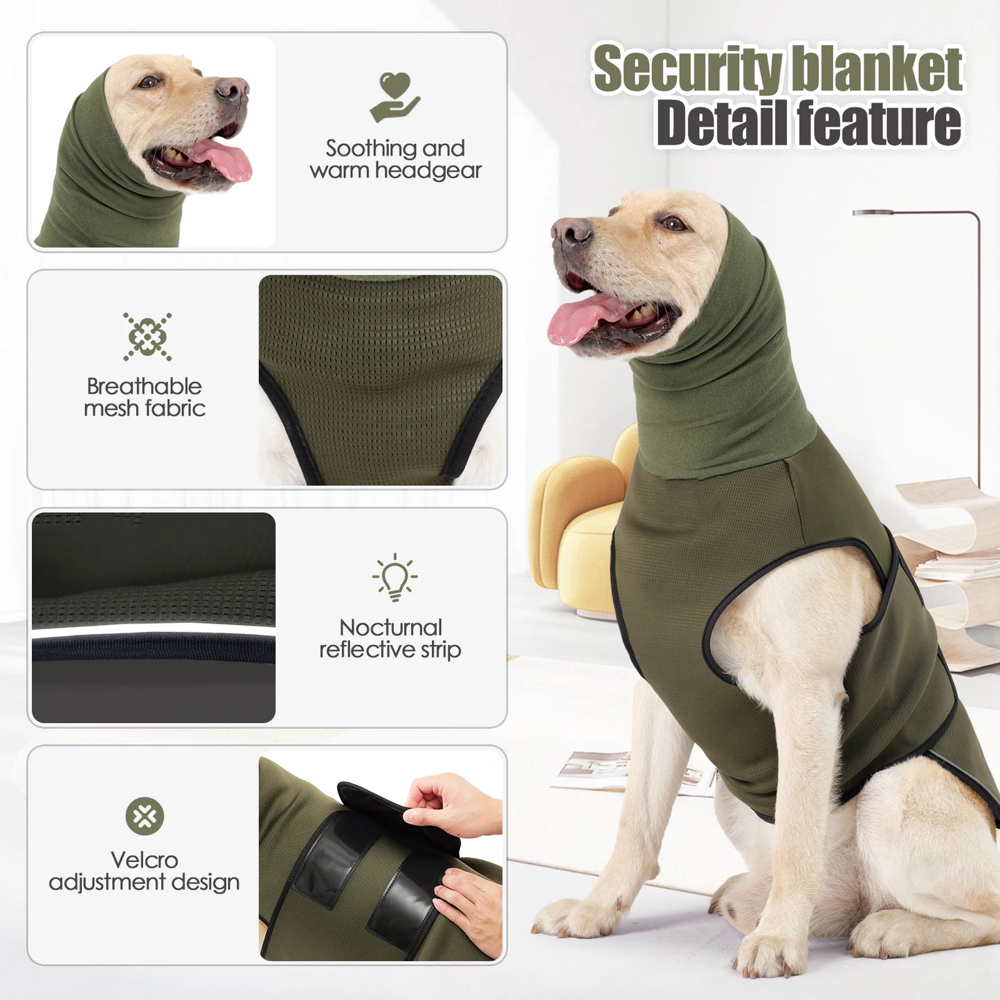 Dog Recovery Suit - Post-Surgery Comfort & Protection