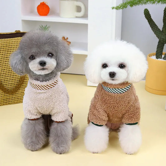 Winter Dog Pajamas – Warm Puppy Jumpsuit for Small & Medium Dogs