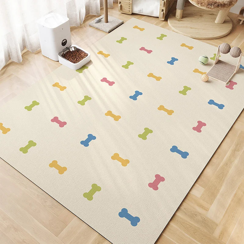 Non-Slip Floor Rug - Diatomite Waterproof Mat for Pet Bowls & Wet Paws