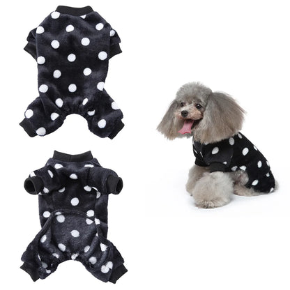 Cozy Winter Pajamas – Cozy Overalls for Small Dogs & Puppies