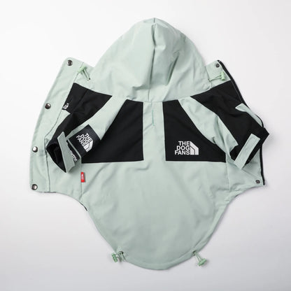 Polyester Dog Raincoat – Durable All-Season Solid Jacket