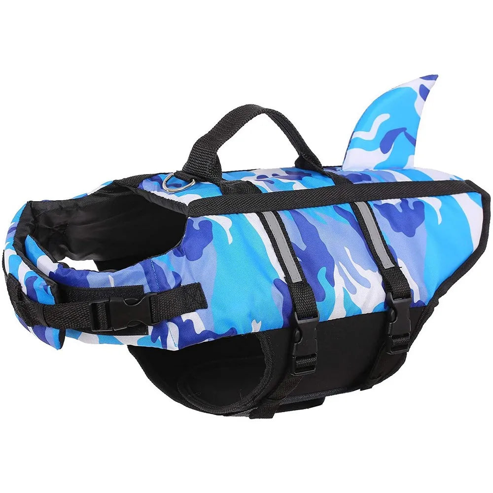 Dog Life Jacket - Shark Fin Swimming Safety Vest