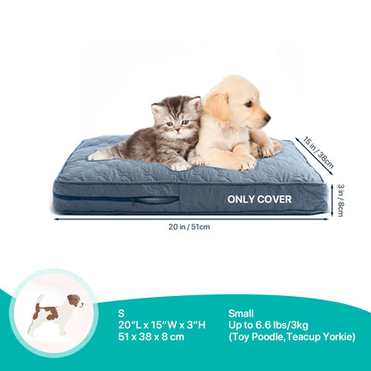 Orthopedic Dog Bed Cover – Washable & Quilted
