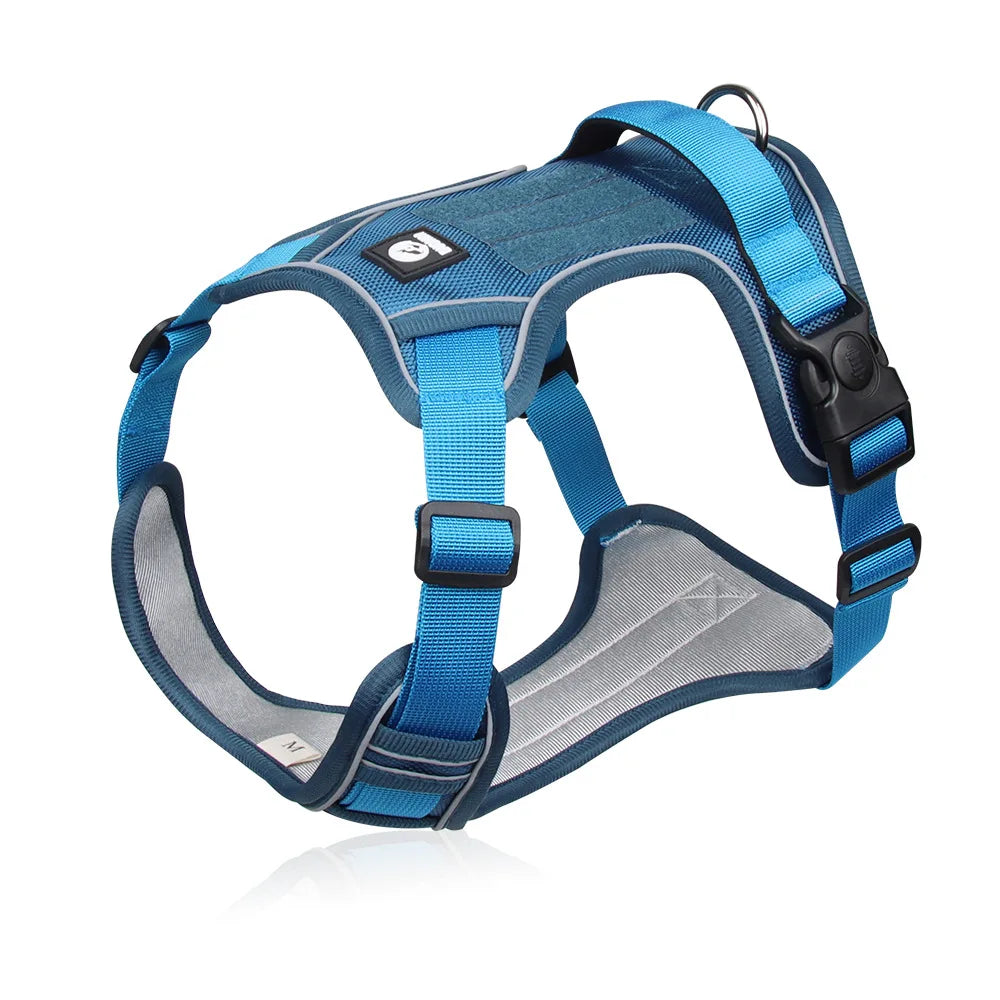 Reflective Tactical Vest Harness – Waterproof for Medium & Large Dogs