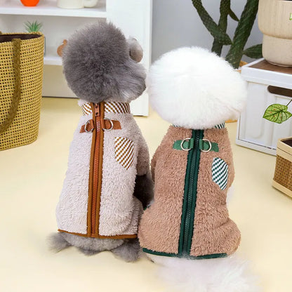 Winter Dog Pajamas – Warm Puppy Jumpsuit for Small & Medium Dogs
