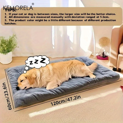 Extra Large Plush Dog Bed - Thickened Soft Pet Sofa Mat