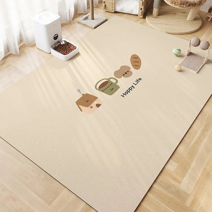 Non-Slip Floor Rug - Diatomite Waterproof Mat for Pet Bowls & Wet Paws