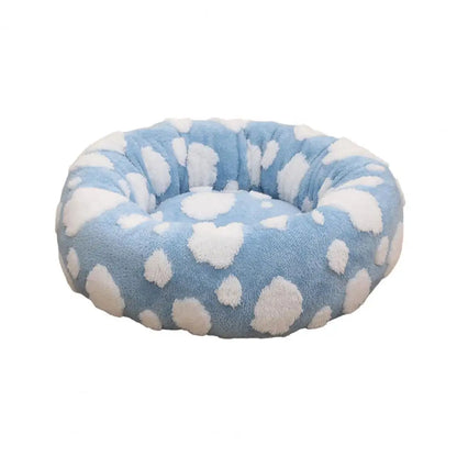 Raised Edge Donut Dog Bed – Plush & Anti-Slip