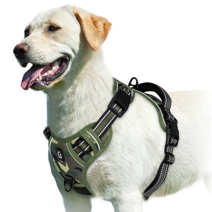 No-Pull Padded Dog Vest Harness – Easy Contro