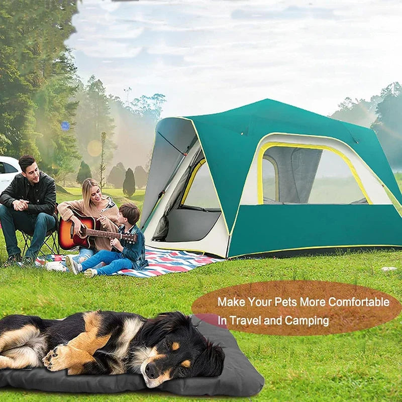 Foldable Waterproof Dog Bed - Portable Outdoor Travel Mat