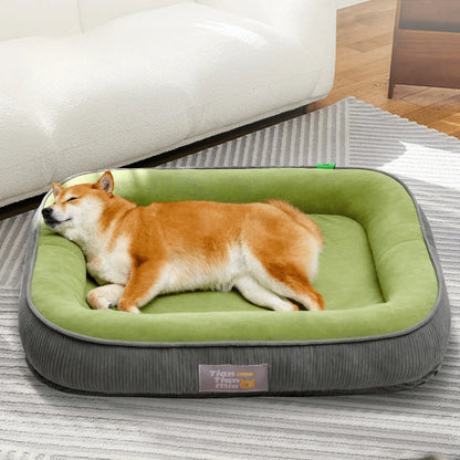 All-Season Washable Dog Bed – Thermal Sofa Cushion for Small & Medium Dogs