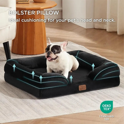 Jumbo Orthopedic Dog Bed – Memory Foam Sofa