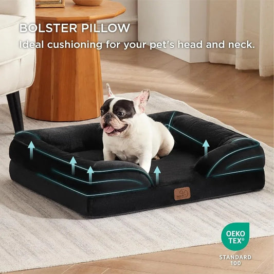Jumbo Orthopedic Dog Bed – Memory Foam Sofa