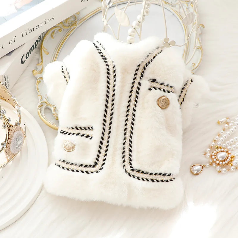 Luxury Pet Sweater – Autumn & Winter Cotton Coat for Dogs & Cats