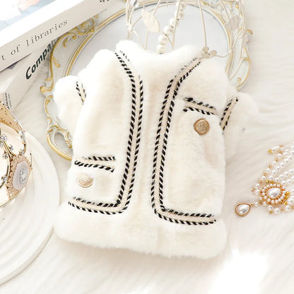 Luxury Pet Sweater – Autumn & Winter Cotton Coat for Dogs & Cats
