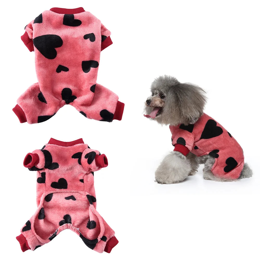 Cozy Winter Pajamas – Cozy Overalls for Small Dogs & Puppies
