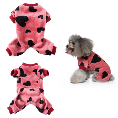 Cozy Winter Pajamas – Cozy Overalls for Small Dogs & Puppies