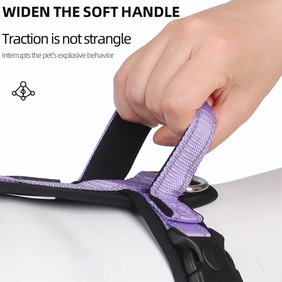 Reflective Dog Harness – Handle & Easy Control