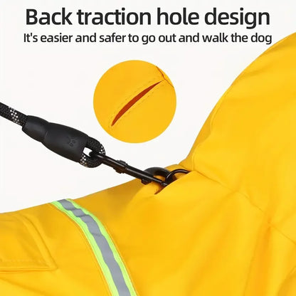 Dog Raincoat –Yellow