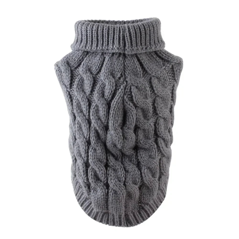 Cozy Knit Dog Sweater – Winter Warmth for Small Breeds