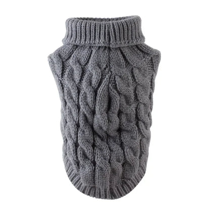 Cozy Knit Dog Sweater – Winter Warmth for Small Breeds