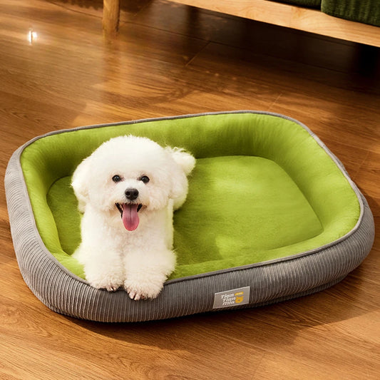 All-Season Washable Dog Bed – Thermal Sofa Cushion for Small & Medium Dogs