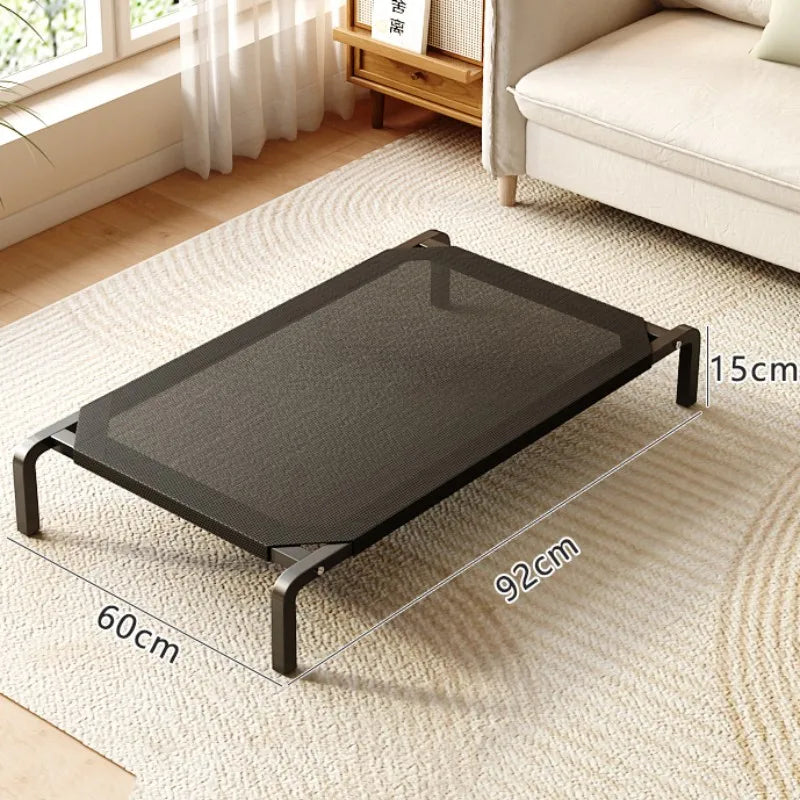 Elevated Summer Dog Bed – Breathable & Washable