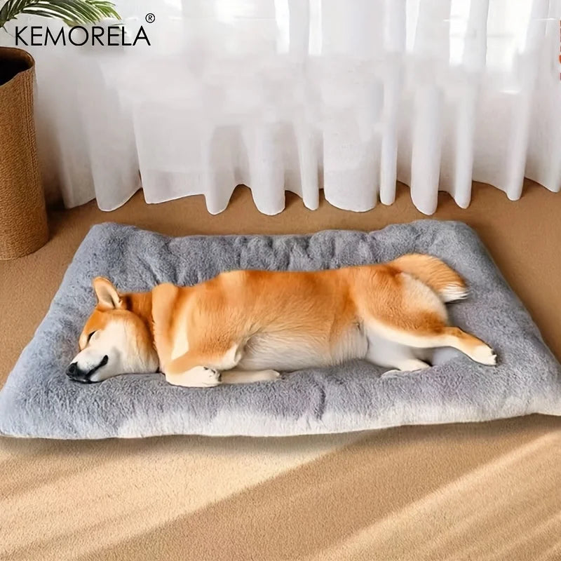 Extra Large Plush Dog Bed - Thickened Soft Pet Sofa Mat