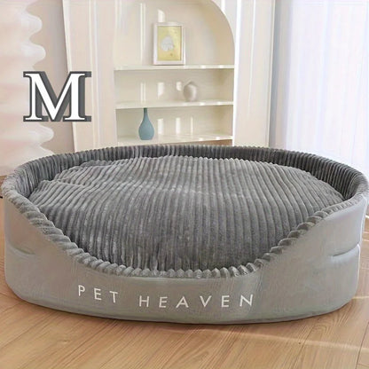 Luxury Plush Bed - Chew Resistant Washable Pet Sofa