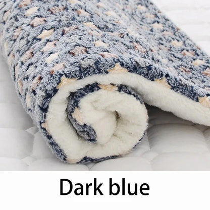Flannel Pet Sleeping Rug – Soft Dog Bed, Cat Mat & Puppy Cushion for Vancouver Homes