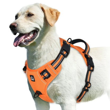 No-Pull Padded Dog Vest Harness – Easy Contro