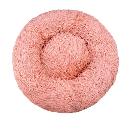 Donut Plush Dog Bed – Warm & Washable