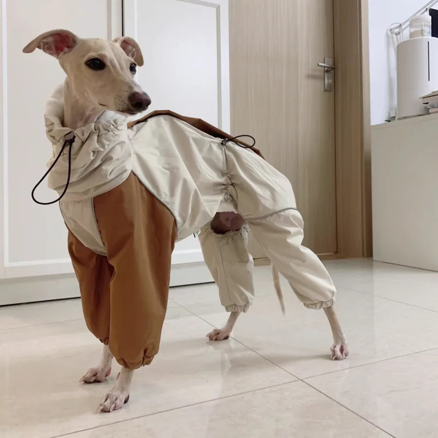 Winter Jacket - 4-Legged Fleece Coat for Greyhound